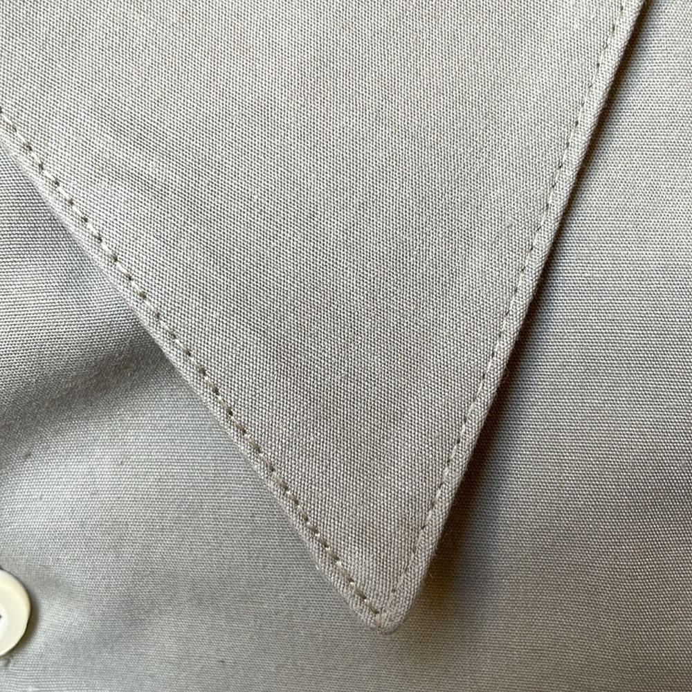 Sage green Knightsbridge 17-17 1/2 34/35 button up dress shirt